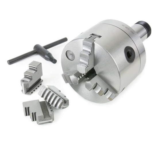 Photo de 4 in. Precision 3-Jaw Chuck (5C Mount)