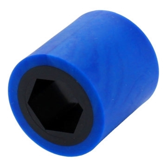 Photo de Sushi Roller Intake Wheels - 1/2 in. Hex, 50a (Blue)