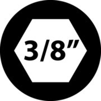 Photo de Sushi Roller Intake Wheels  - 3/8 in. Hex,  60a (Black)