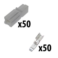 Photo de Powerpole Kit 50 White Housing 50 Contacts