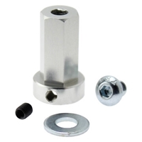 Picture of 6 mm D to 0.5 in. Hex-Shaft Adapter