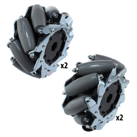 Picture of 4 in. HD Mecanum Wheels 1.2 in. Hex Bore