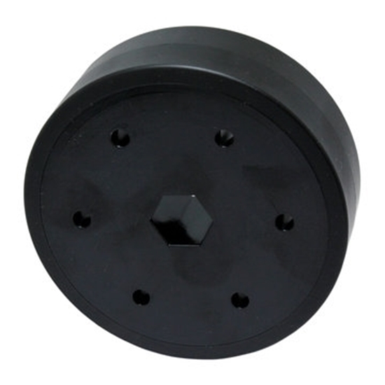 Photo de Stealth Wheels 1/2 Hex Bore, 3 Inch Dia, 60A Durometer Black
