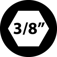 Picture of 2 inch Omni Wheel, 80A 3/8 inch Hex