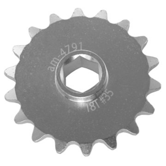 Photo de 35 Series Symmetrical Hub Sprockets 500Hex, 18 Tooth