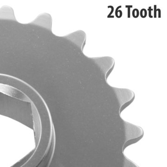 Photo de 25 Series Symmetrical Hub Sprockets: 26 Tooth, 1/2 Hex