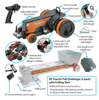 Photo de RC Tractor Pull Challenge (5 pack) with Pulling Sled