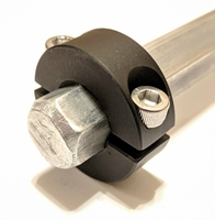 Picture of Aluminum 1/2 Inch Hex Bore Split Clamping Collar - QTY 5
