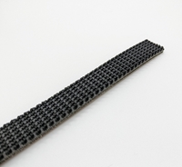 Photo de 1.5" Wide Black 3 Ply Neoprene Rubber Tread - 10 Foot QTY