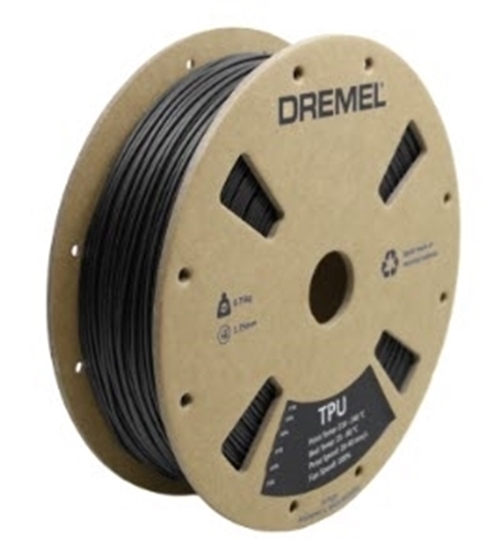 Photo de 3D TPU Filament Spool, 1.75mm Diameter, Black 0.75kg