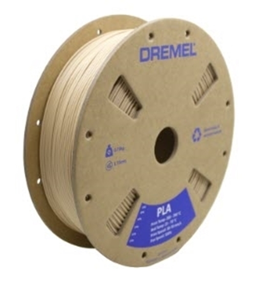 Picture of 3D PLA Filament Spool, 1.75mm Diameter, Matte Beige 0.75kg