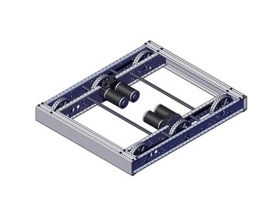 Picture of AM14U5 - 6 Wheel Drop Center Robot Drive Base - 2024 FIRST Kit of Parts Chassis (5.95:1 Gear Ratio)