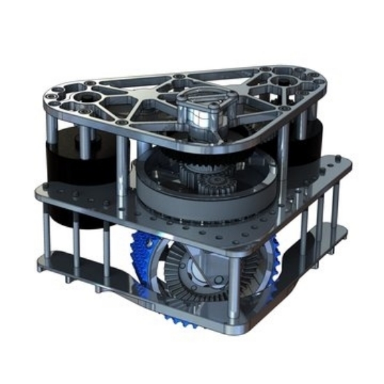 Picture of SDS MK4i Swerve Modules ( Assembled, L2 6.75:1, Motor Included, Neo Pinion, CANCoder) - Colson Wheel