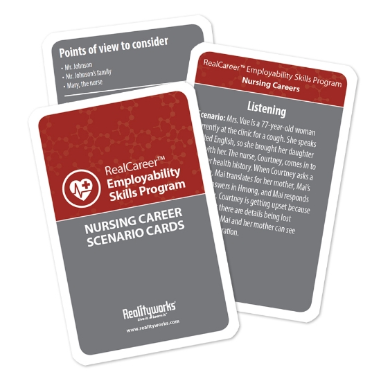 Photo de Nursing Career Scenario Card