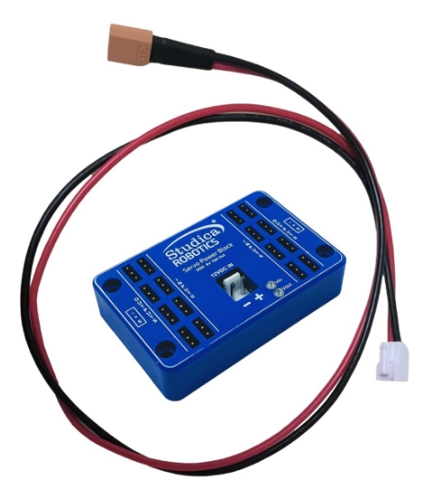 Photo de Servo Power Block with XT30 Male to JST-VH Cable Bundle