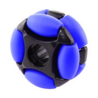 Picture of 35mm Dualie Omni Wheel Bore: 8mm Round