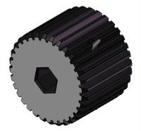 Photo de 6mm Hex-shaft Rack and Pinion Set