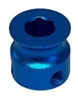Picture of 10mm OD 6mm Hex-Shaft Round Groove Pulley