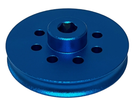Picture of 40mm OD 6mm Hex-Shaft Round Groove Pulley