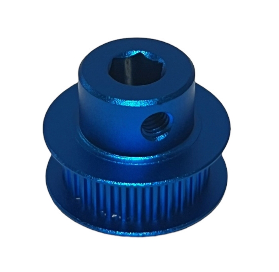 Photo de 30 Tooth GT2 6mm Hex-Shaft Timing Belt Pulley