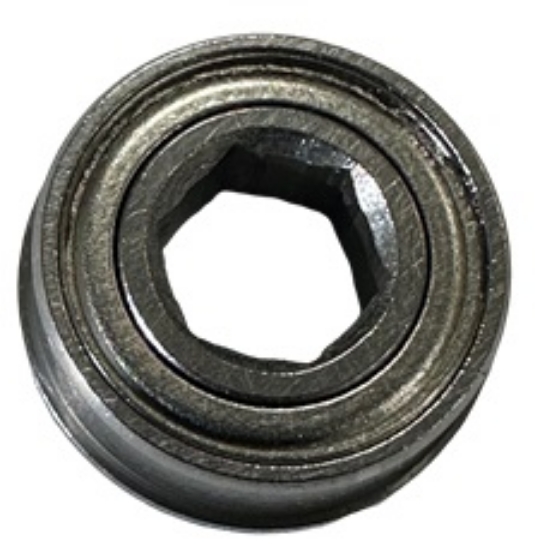 Picture of 6mm Hex-Shaft Flanged Bearing (12 pack)