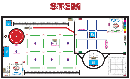 Photo de Gearbots Challenge/Activities Mat with  Coding Challenges