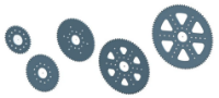 Picture of Thrifty Bot #25 Flat Plate Sprocket -  72 Tooth 