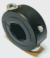 Picture of QTY 5 - Balanced 1/2 Inch Hex Bore Split Clamping Collar