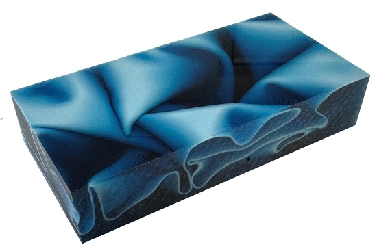 Photo de Blue Acrylic Square Blank (50mmx100mmx20mm)