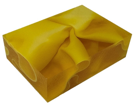 Photo de Yellow Acrylic Square Blank (50mmx70mmx20mm)