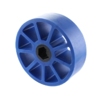 Photo de 3 inch Compliant Wheel, 1/2 inch Hex, 50A Durometer, Blue