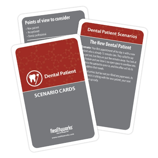 Picture of Dental Patient Examination Scenario Cards