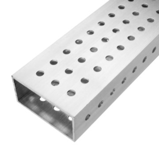 Picture of Pre-Drilled Box Tube Extrusion, 2 in. x 1 in. Profile, 1/16 in. Wall Thickness
