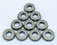 Picture of QTY 10 - Flanged 1/2 Inch Hex Ball Bearings