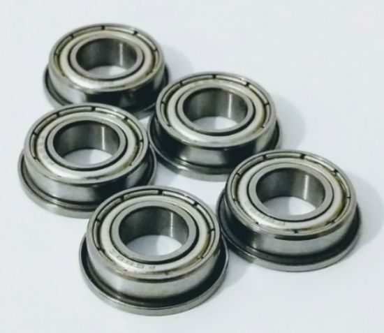 Picture of QTY 5 - 8mm x 16mm x 5mm Flanged Round Bearing